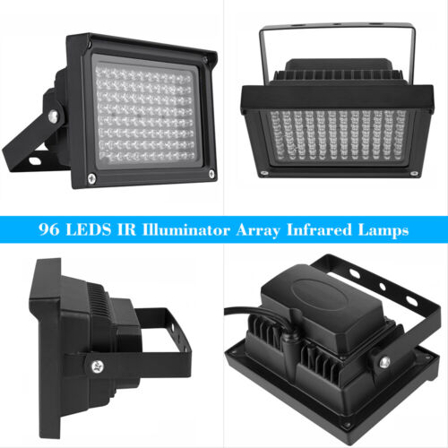 1-5x 96 LED IR Illuminator Array Infrarotlampen Nachtsicht im Freien wasserdicht - Afbeelding 1 van 10