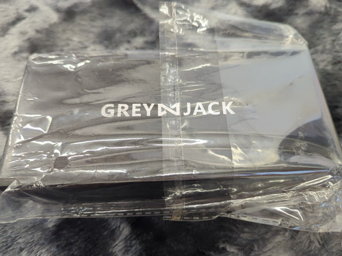 GREY JACK Polarized Classic Aviator Sunglasses Grey Frame Black Lens Large - Picture 8 of 9