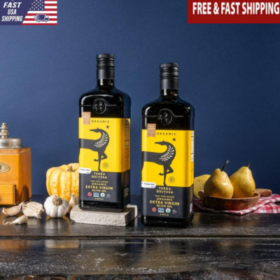 Organic Olive Oil 34 fl. oz. Ideal Cooking & Dressings Cold Press Freshness New