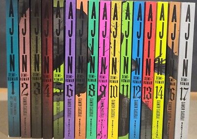 Japanese manga anime book Ajin 1-17 volume complete set