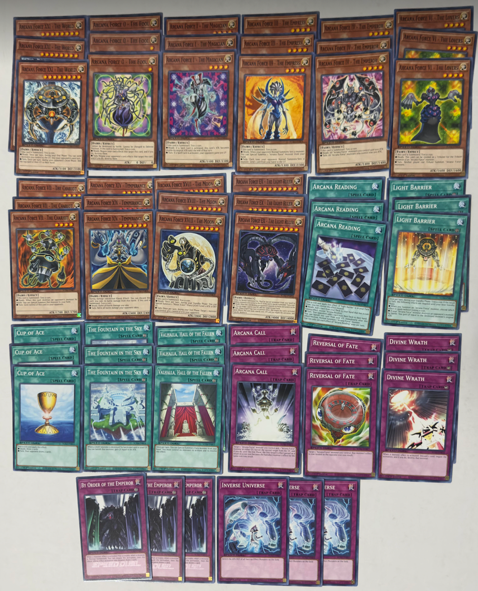 Yugioh Arcana Force Deck Core - Midterm Destruction SGX4 - 3x Of Each As  Shown | eBay