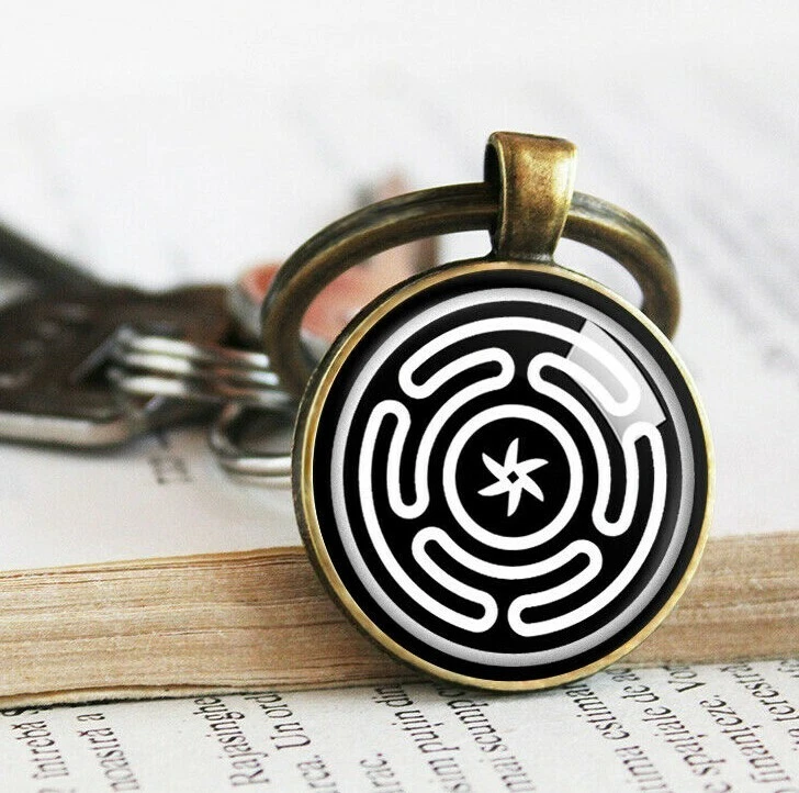 Magic shop photo keychain