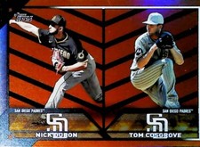 2023 Topps Update US288 Halloween ORANGE FOIL ROOKIE NICK DURON TOM COSGROVE