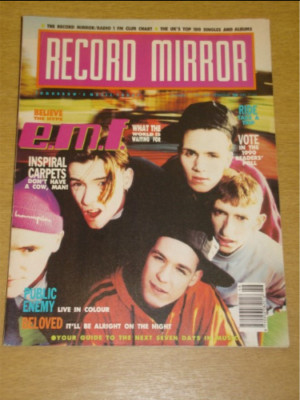 RECORD MIRROR 1990 NOV 17 EMF RIDE PUBLIC ENEMY BELOVED