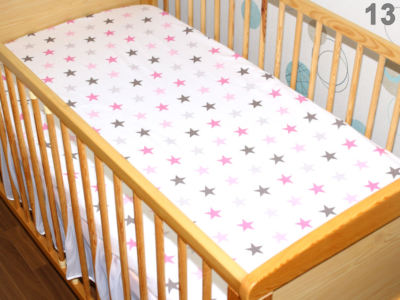 TANOFAR Spannbettlaken Für Kinderbett – 71,1 X 132,2 Cm, Weiches Mikrofaser-Polyester | Blatttier-Muster