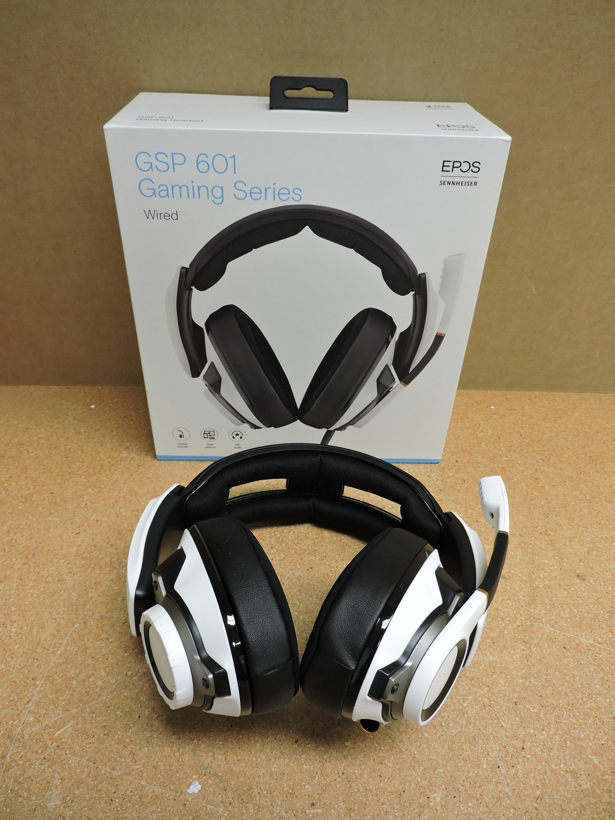 EPOS Audio GSP 601 Closed Acoustic Gaming Headset (White)