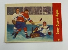 1955 Parkhurst #76 Floyd Curry Scores Again (FC1)