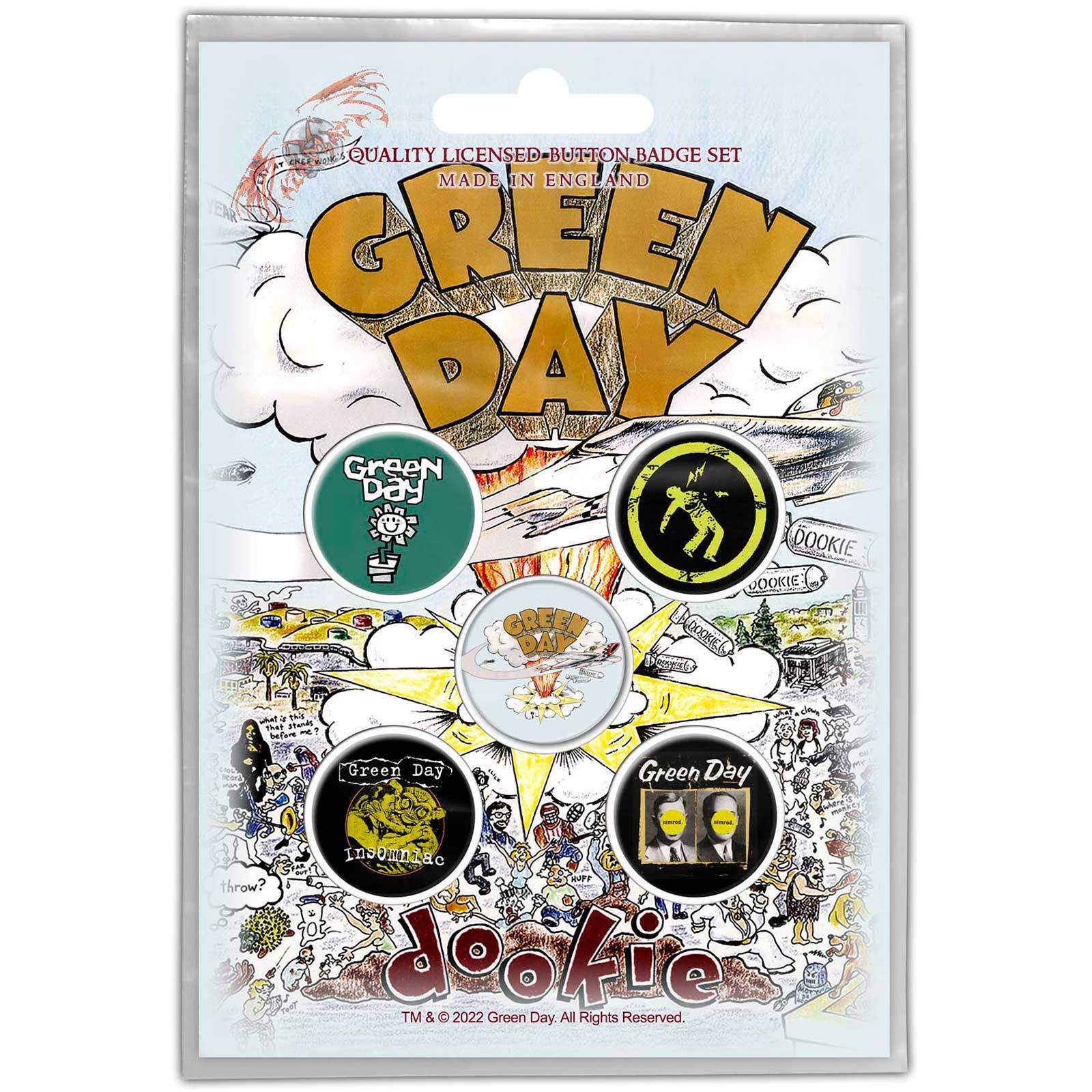 Merchandising Green Day: Dookie (Button Badge Pack)