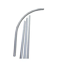 15' - 4 Pc Feather Bow Flutter Windless Swooper Flag Banner Poles