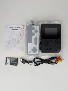 Rétroactivité FC 2 Lecteur Handheld 8-bit Console de jeu vidéo 400 Jeux préchargés - noir