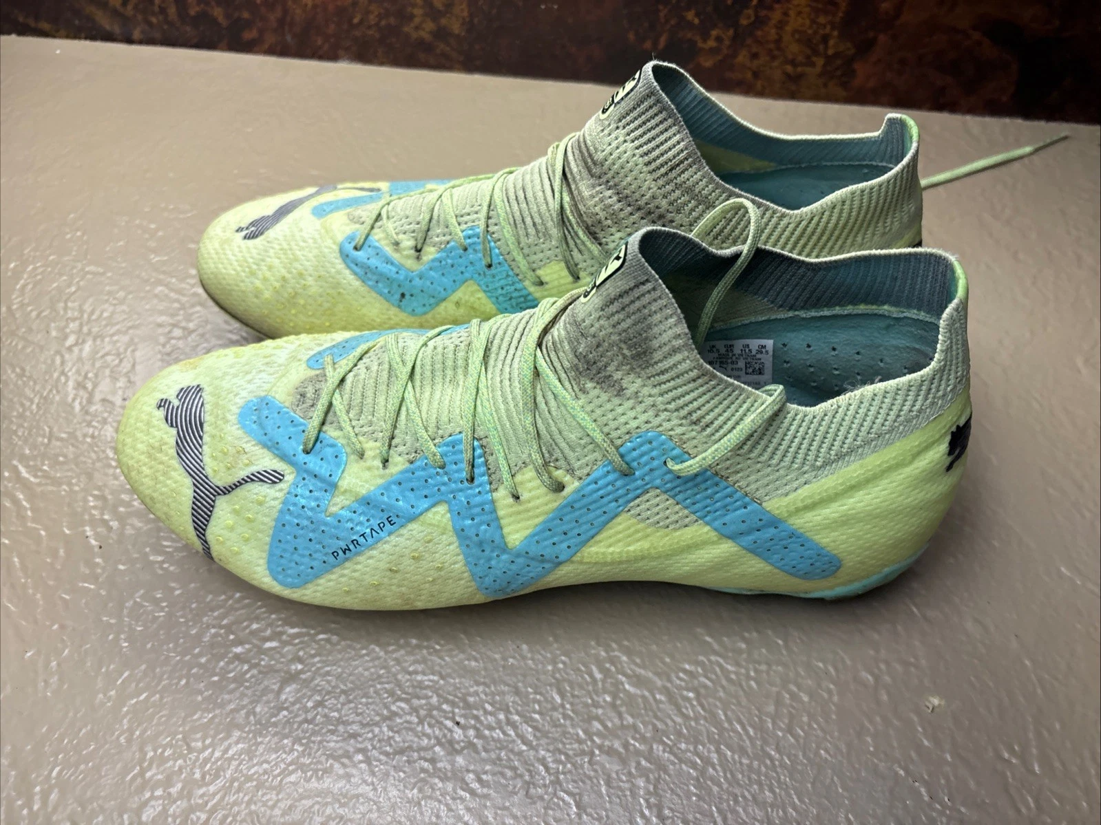 Scarpe da calcio Puma Future Ultimate Firm Ground Ag tacchetti da uomo verdi 11 5