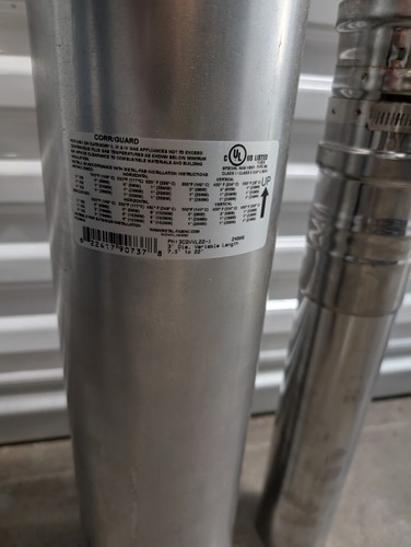 Rheem RTG20151E-1 Adjustable Vent Length Stainless Steel Concentric Vent - Picture 3 of 5