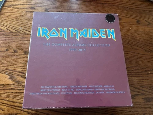 IRON MAIDEN THE COMPLETE ALBUMS COLLECTION 1990-2015 BOX 2 RELEASES SEALED