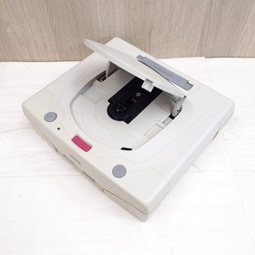 Sega Saturn console Japanese White system with 3 games 1 controller & cables