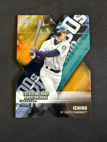 Topps Chrome Ichiro Decade Of Dominance 2020 troquelado Dod-14 Mariners #/50 patio - Imagen 5 de 7