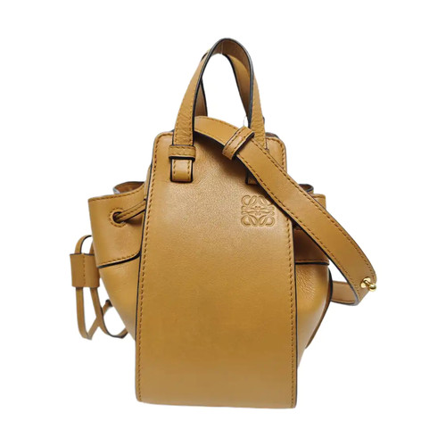 LOEWE Hammock Handbags Leather Brown Free Shipping | Duties Paid