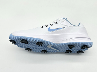 Nike Victory Pro 4 Men's Size 7 White Blue Golf Shoes Spikes