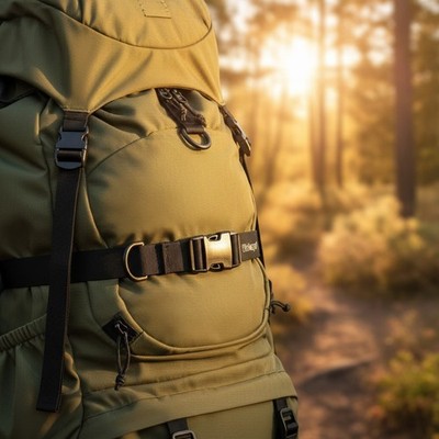 Durable Backpack Sternum Strap with Adjustable Length for Outdoor Activities