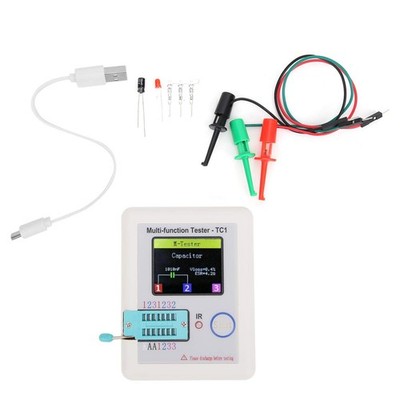 Multifunktionstransistortester, selbstkalibrierender Diodentester TC1 mit 1,8...