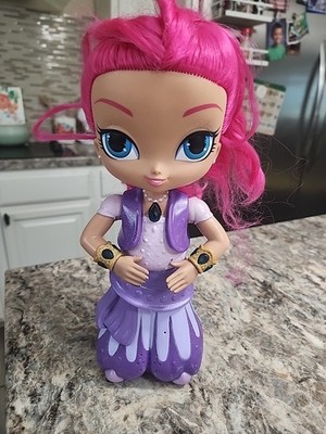 2015 Shimmer and Shine Genie Rolling Talking Light Up 12''  Doll Toy WORKS