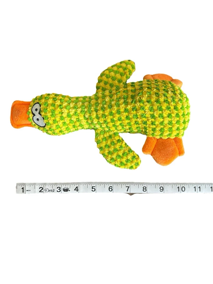 Divertido juguete para masticar patos - juguete para masticar de goma agresivo para perros pequeños y medianos Foto 4 de 4