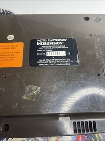 MATTEL INTELLIVISION SYSTEM CONSOLE 2609 Plus 4 Games