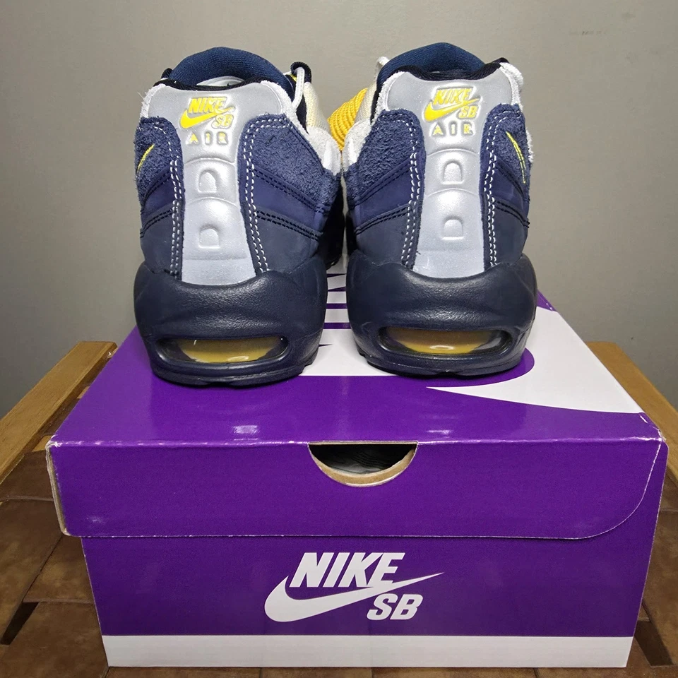 Eric Koston x Nike SB x Air Max 95 обсидиана скорость желтый + с автографом 8,25 колода - Изображение 4 из 4