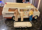 VTG 1970s Tonka Rescue Van Ambulance Pressed Steel 19" Vehicle Gurney 3 People