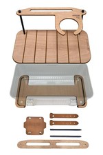 PUPACAMP Wooden Table Compatible with Stanley Lunch Box 10qt (9.5L) (V2 Dripper