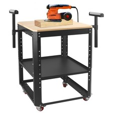 Planer Stand with Rollers,Height Adjustable Miter Saw Tool Stand With Wheels