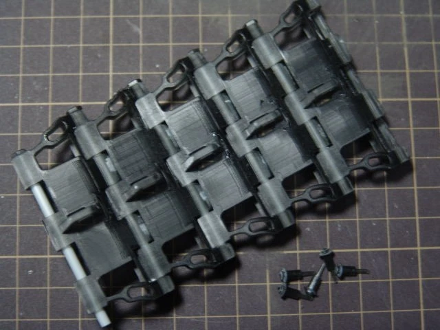 Piastre per carri armati tedeschi in scala 1/6 fatte a mano amatoriali (per... - Immagine 2 di 4