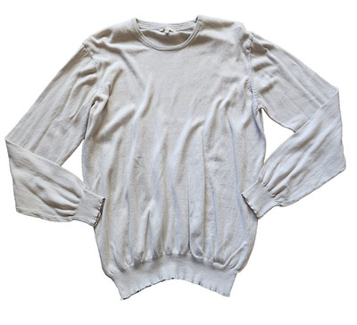 OVS Pullover Sweater Women's L Crewneck Stone Lightweight Casual