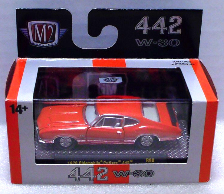 M2 Machines 1970 Oldsmobile Cutlass 442 1:64 Diecast 1/9000