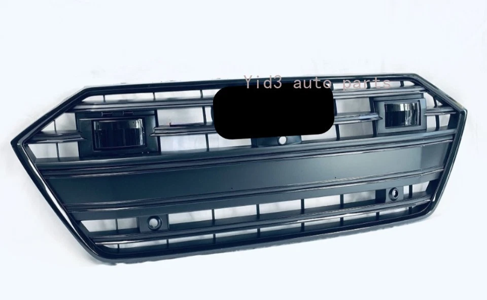 For Audi A7 S7 2019-2022 S7 Style Front Bumper Black Radiator Grille Grill+ACC - Image 3 of 3