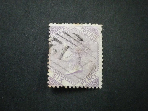 Jamaica QV 1871 6d mauve SG12 GU