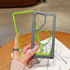 For Samsung Galaxy S26 Ultra S25 S24 S23 Dual-Layer Mag-Safe Clear Back Cover