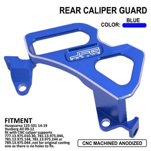 Protector de pinza de freno trasero azul para KTM XCW XCF XC SXF SX MXC 125-530 Foto 2 de 4