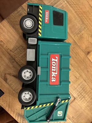 Tonka Recycling Müllwagen Spielzeug grün LKW reduzieren, wiederverwenden, recyceln Fahrzeug sehr guter Zustand