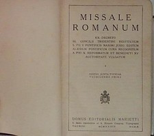  MISSALE ROMANUM  marietti mcmx
