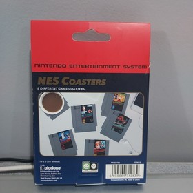 Nintendo NES Classic Video Game Cartridge Coasters Super Mario Donkey Kong Zelda