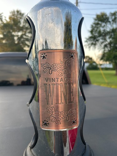 GODINGER SILVER ART CO~18” Tall Silver Tone “VINTAGE WINE” 3 Wine Bottle Holder - Picture 2 of 7
