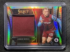 2023-24 Panini Select EPL Jarrod Bowen *Silver Prizm Jumbo Swatch* West Ham Star