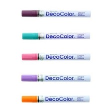 DecoColor Paint Marker Broad Point Oil Base Multi Surface Art Paint