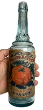 Antique WK Lewis & Bros Tomato Ketchup Bottle Label BOSTON Massachusetts 1800s