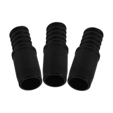 3 Pcs Broom Handle Threaded End Pole Adapter Tips for Metal Extension