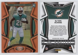 2023 Certified Rookies Mirror Orange /149 De'Von Achane #160 Rookie RC