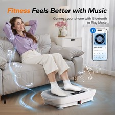 MERACH Vibration Plate Whole Body Workout Power Exercise Machine Fitness Home