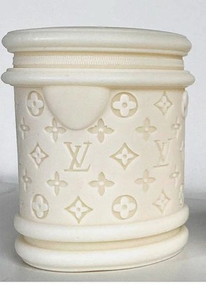 13 cm designer cylinder. Silicone Candle and Soap Mold