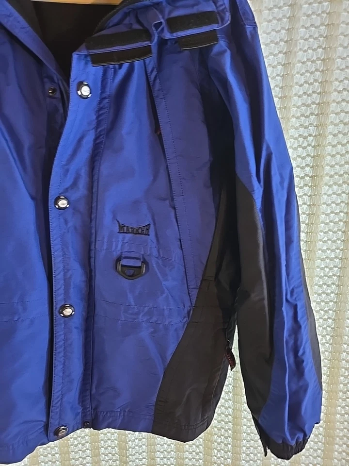 Hombres MARKER Convertible Invierno Esquí Snowboard Abrigo Chaqueta Chaleco Azul y Negro Mediano Foto 2 de 4