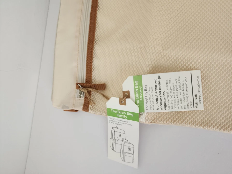 Nueva bolsa Parker para pañales de tela para bebé - Bolsa de malla reutilizable impermeable Foto 4 de 4